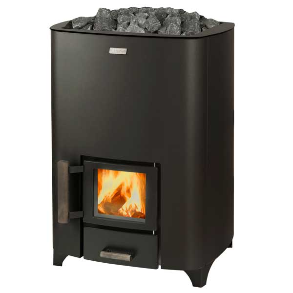 Narvi NC Black Wood Burning Sauna Heater | Dundalk Leisurecraft