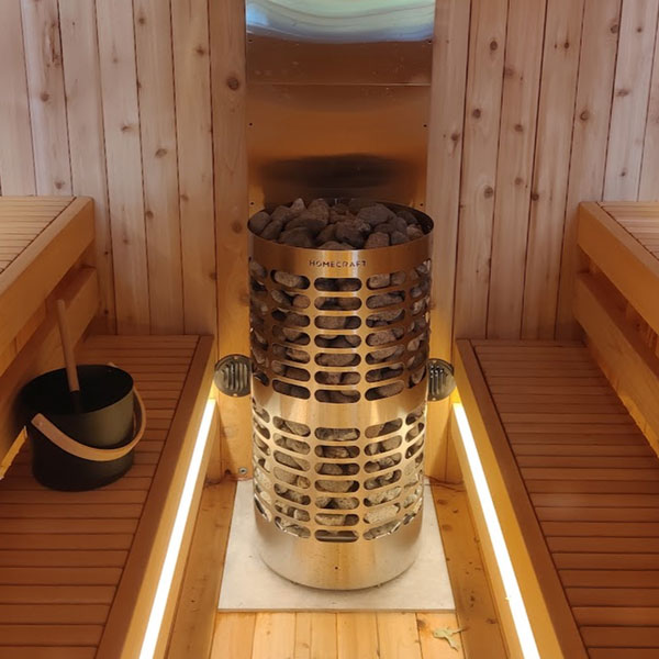 Homecraft Apex Electric Sauna Heater | High-Capacity Rock Tower