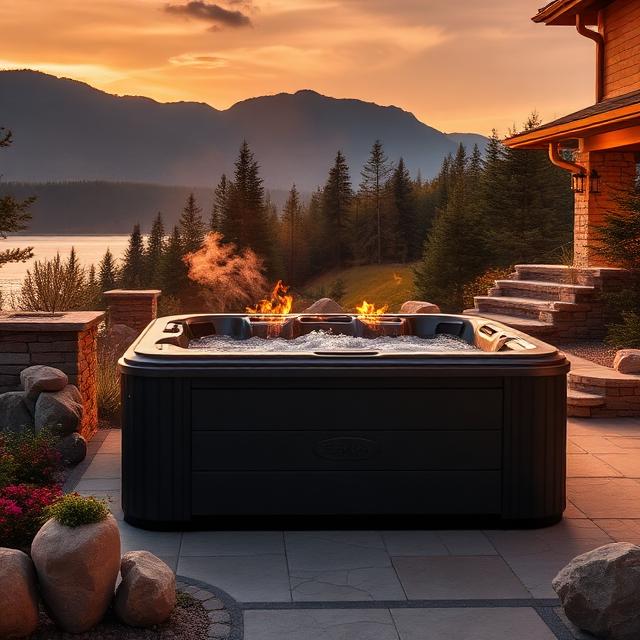 EverHaven Emberstone Hot Tub