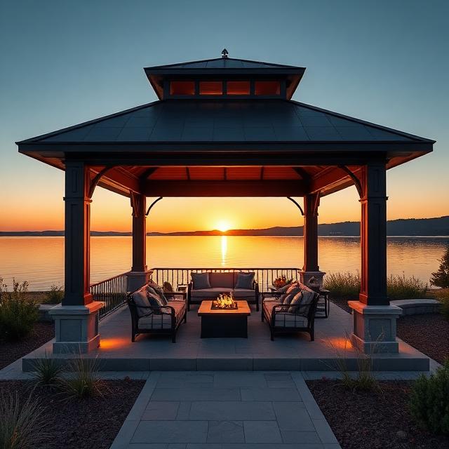 EverHaven Lakeside Pavilion Gazebo