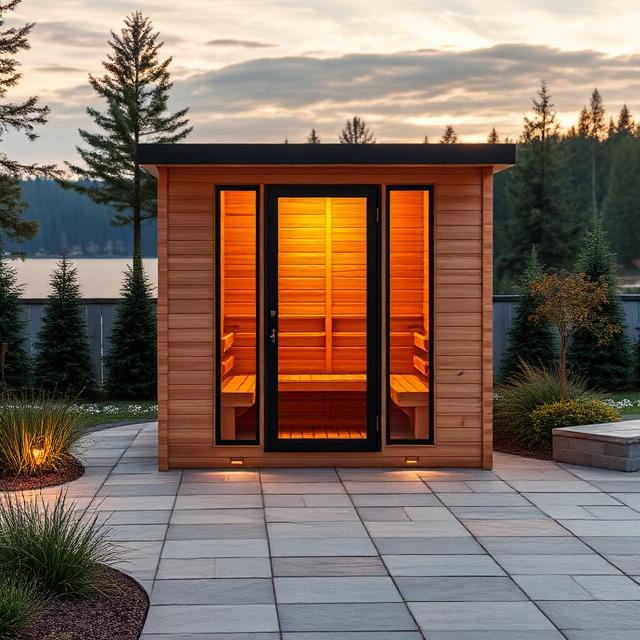 EverHaven Cedarline Outdoor Sauna