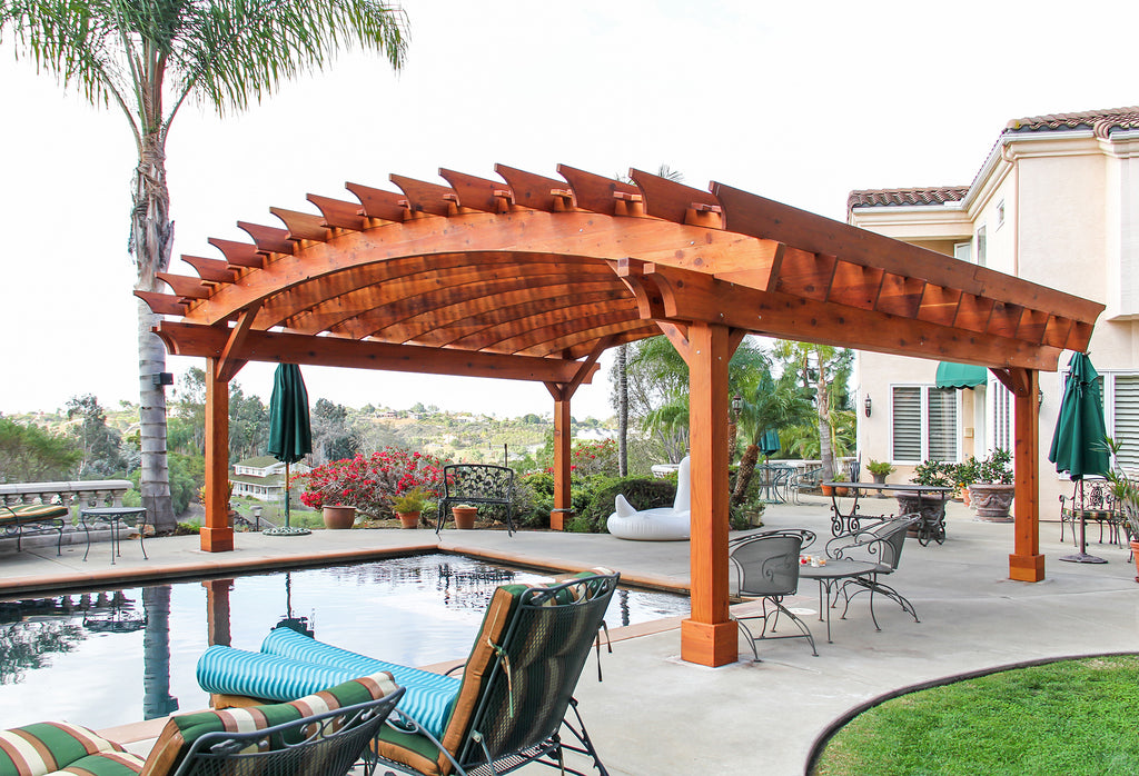 Forever Redwood Sebastopol Pergola