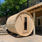 Canadian Timber Harmony Barrel Sauna | Dundalk Leisurecraft 4-Person