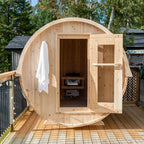 Canadian Timber Harmony Barrel Sauna | Dundalk Leisurecraft 4-Person