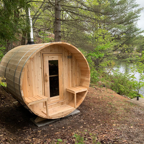 Canadian Timber Serenity Barrel Sauna | Dundalk Leisurecraft 5-Person