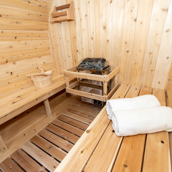 Canadian Timber Serenity Barrel Sauna | Dundalk Leisurecraft 5-Person