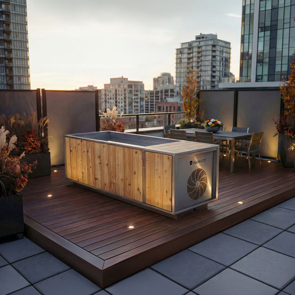 The Flow Cold Plunge Tub | Dundalk Leisurecraft Cedar & Stainless Plunge