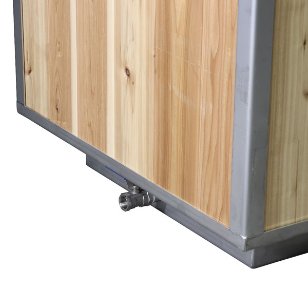 The Flow Cold Plunge Tub | Dundalk Leisurecraft Cedar & Stainless Plunge