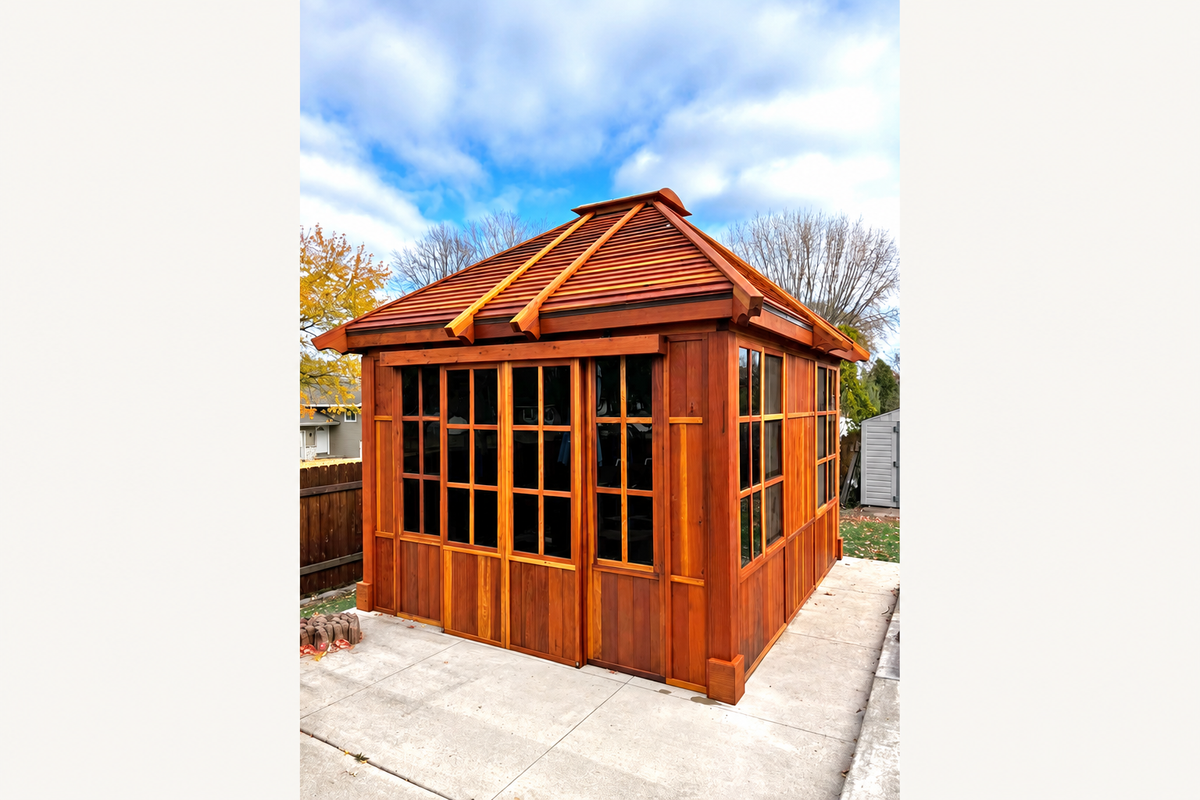 Forever Redwood Spa Gazebo Kit