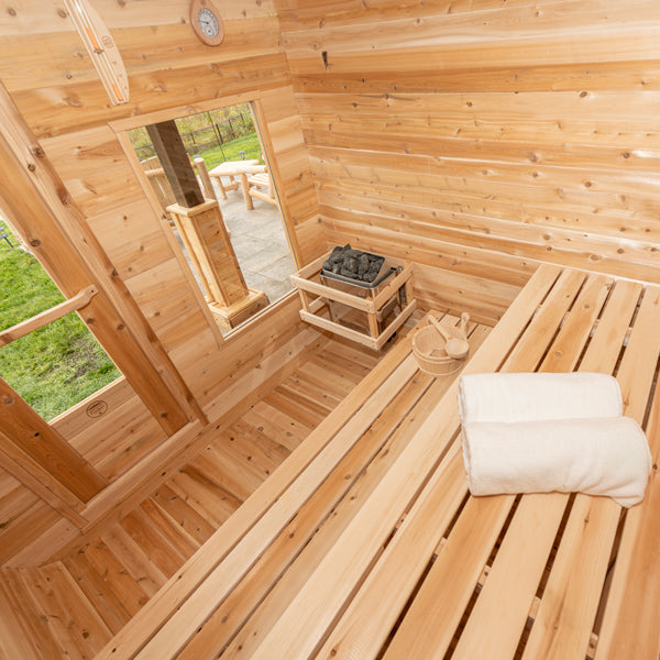 Canadian Timber Luna Sauna | Dundalk Leisurecraft 4-Person Cedar Sauna