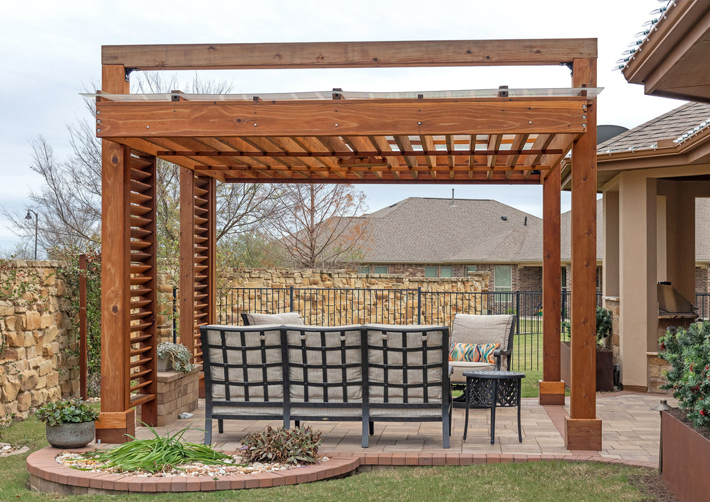 Forever Redwood L.A. Modern Redwood Pergola