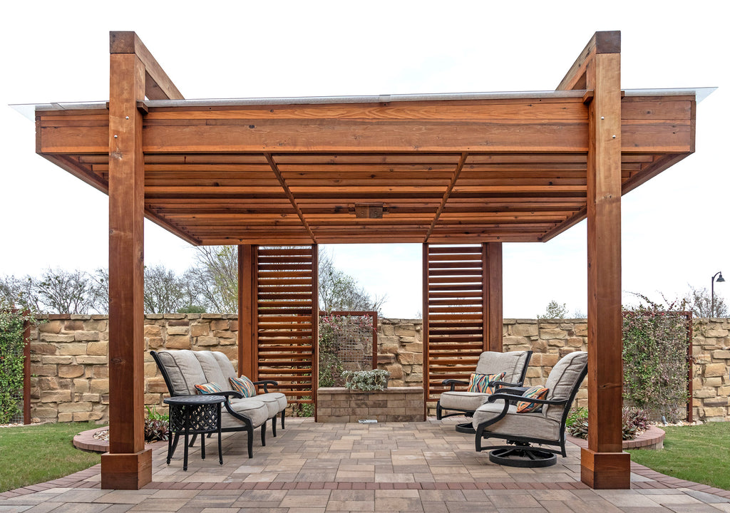 Forever Redwood L.A. Modern Redwood Pergola