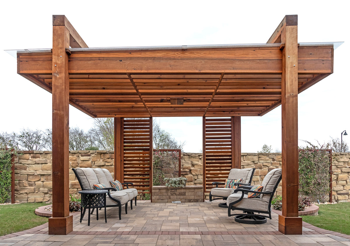 Forever Redwood L.A. Modern Redwood Pergola