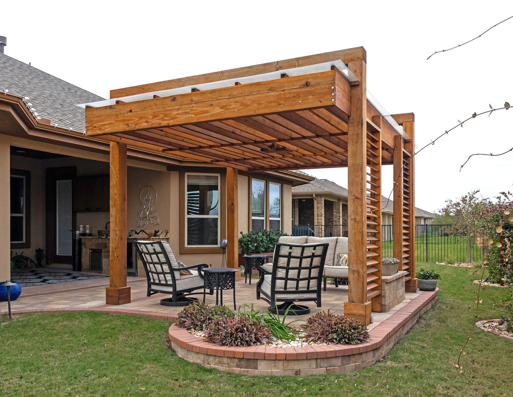 Forever Redwood L.A. Modern Redwood Pergola