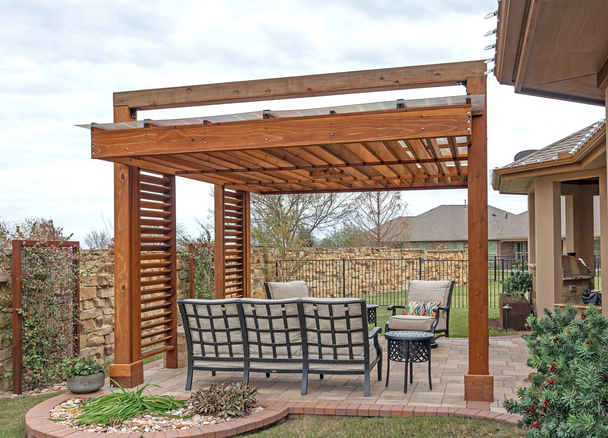 Forever Redwood L.A. Modern Redwood Pergola