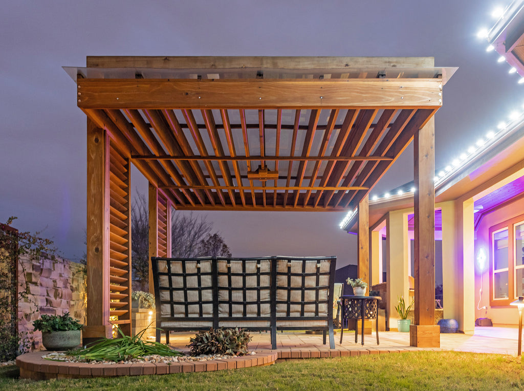 Forever Redwood L.A. Modern Redwood Pergola
