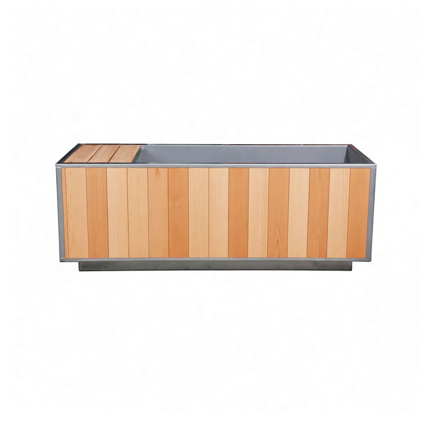 The Flow Cold Plunge Tub | Dundalk Leisurecraft Cedar & Stainless Plunge