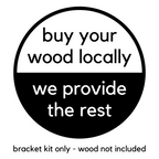 DIY Pergola Bracket Kit for an Attached Pergola With Roof Rafters - Any Size Up to 24' x 24'